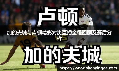 加的夫城与卢顿精彩对决直播全程回顾及赛后分析